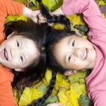 Laying in the leaves